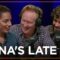 Sona Arrives Late To Penn Badgley’s Interview | Conan O’Brien Needs A Friend