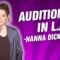 Hanna Dickinson: Auditioning in L.A (Stand Up Comedy)